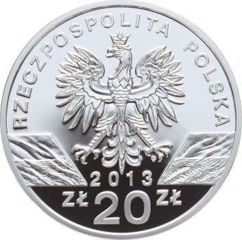 Polen 20 Zloty 2013 - Zubr - Bison